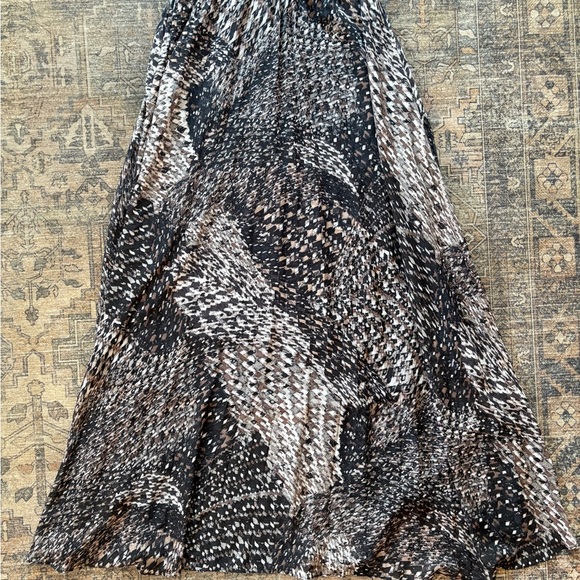Wallpapher Black and Brown Women's Maxi Skirt Sz Sm - Picture 7 of 7